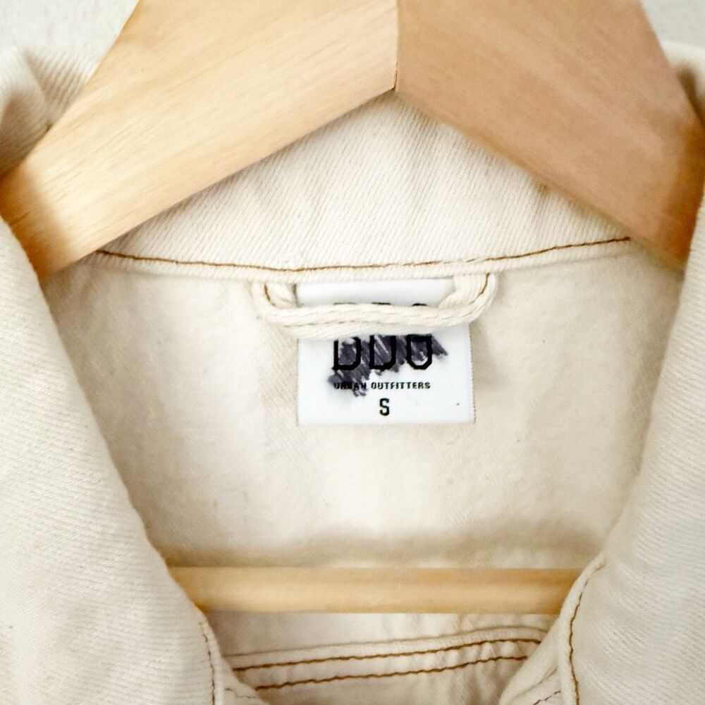 BDG x URBAN OUTFITTERS | Ivory Cream Ecru Jean Western Denim Jacket | Small - Picture 7 of 10